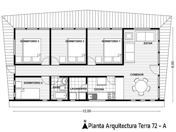 Casa modular Terra 72-A - Imagen 2